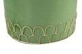 Taburet Ring, Mauro Ferretti, 35 x 42 cm, lemn de pin/fier/poliester, verde