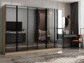 Dulap pentru haine, Hanah Home, Nisa, 270x210x52 cm, Dore
