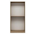 Dulap pentru haine, Minerva, Kale Plus Oak, 90x210x52 cm, PAL, Stejar