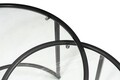 Masuta de cafea, Caliente, Belarus 60, Negru/Transparent