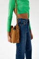 Geanta, Lucky Bees, 925 Mustard, piele ecologica, mustar