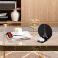 Suport lumanare, Paris, Metal, Grosime: 1 mm, Negru