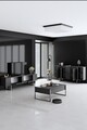 Set mobilier living, Bexley, Luxe, Antracit / Argintiu