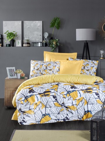 Lenjerie de pat pentru o persoana, Cassie, Pearl Home, Poliester Satinat