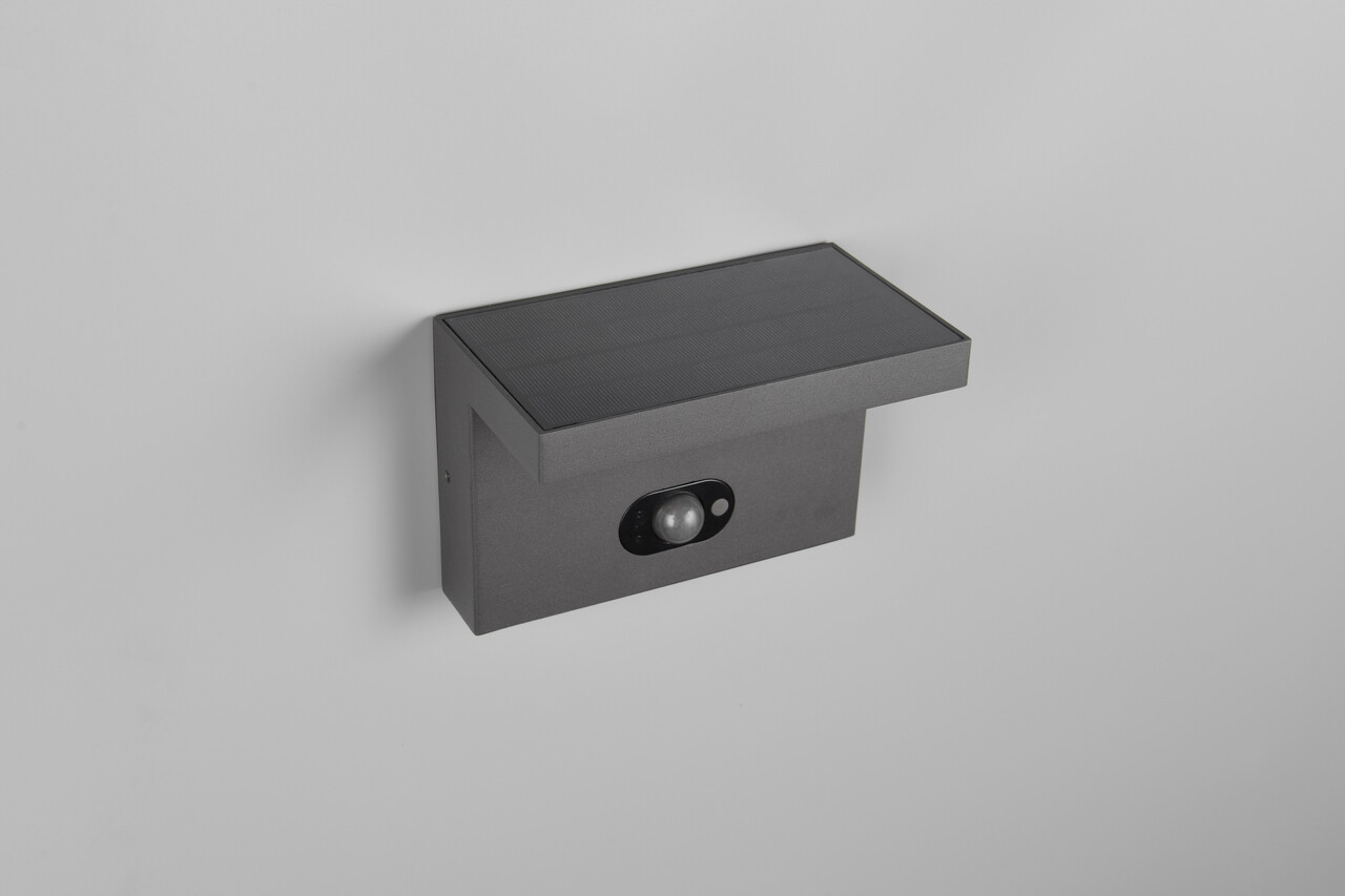 Aplica de perete pentru exterior Blyde, TRIO, 18x13 cm, 5W, 1x SMD LED, aluminiu, antracit