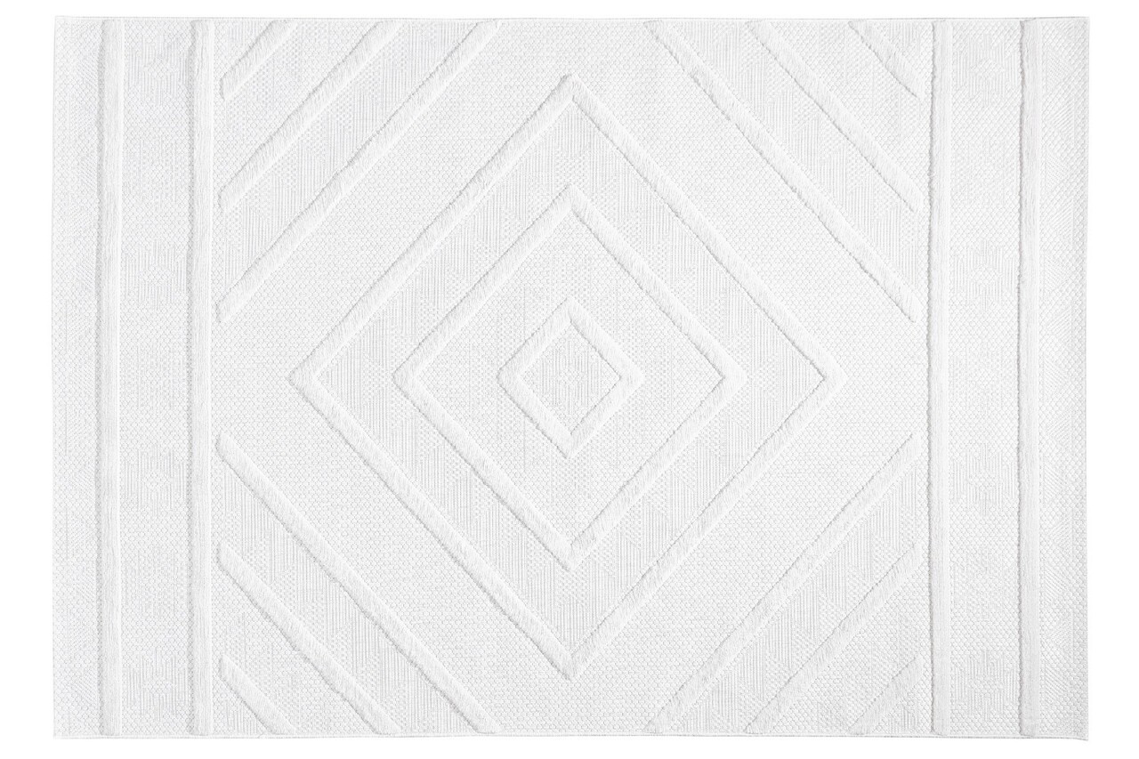 Covor, 58646A Silva, 80x150 cm, Polipropilena, Alb