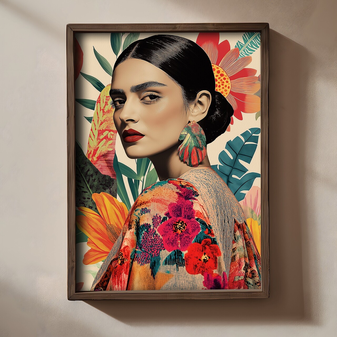 Tablou decorativ TUN022-XL Lemn Multicolor