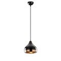 Lustra, Yildo - 6866, Opviq, 17 x 112 cm, 1 x E27, 40W, negru/cupru