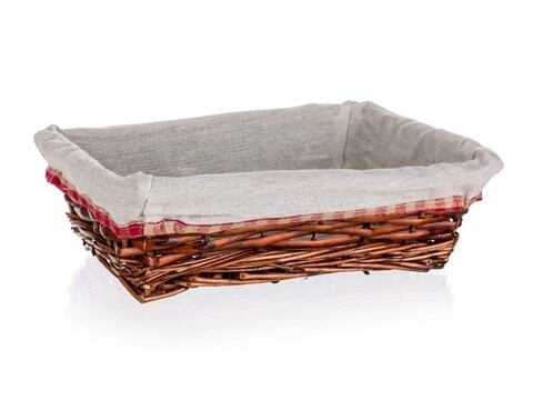 Cos pentru depozitare, classic, home decor, 26x18x7.5 cm, rachita