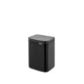 Cos de rufe, Brabantia, Bo Small, 4 L, 17.2x20x27.2 cm, otel, negru mat