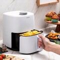 Friteuza cu aer fara ulei InnovaGoods, Fryinn Lite 2000, 25 x 25.5 x 21.5 cm, 2 L, 1200W, alb