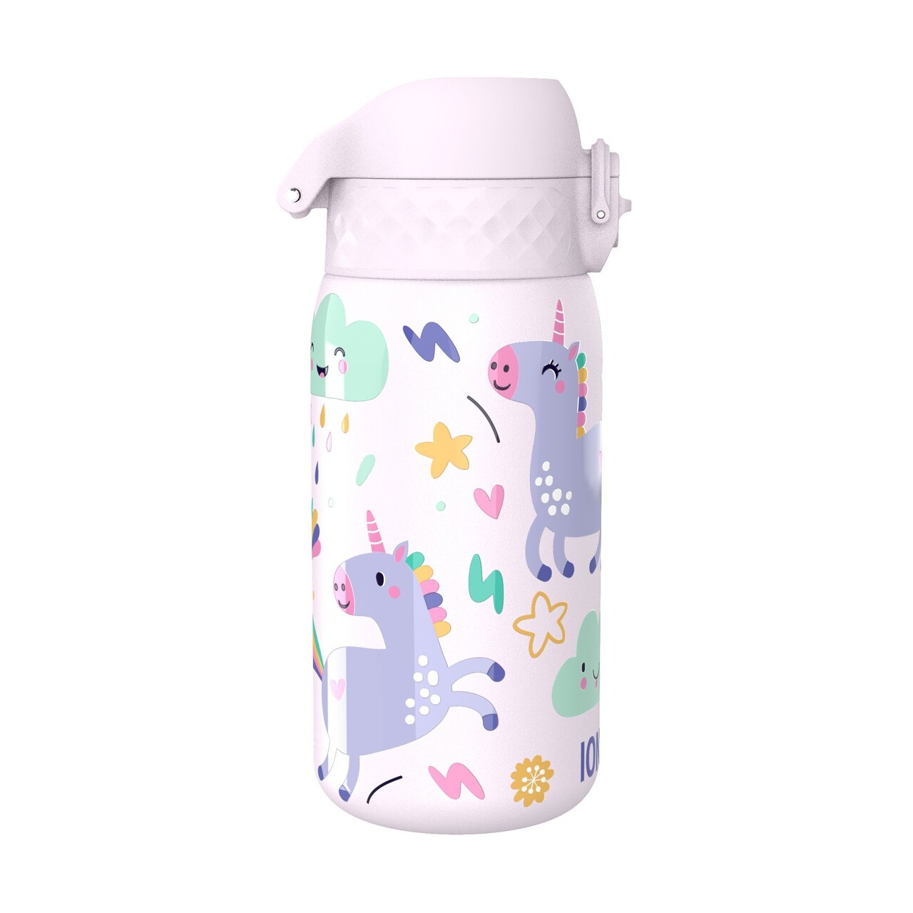 Sticla apa pentru copii, inox, 320ml, Unicorns - Ion8 - imagine 4