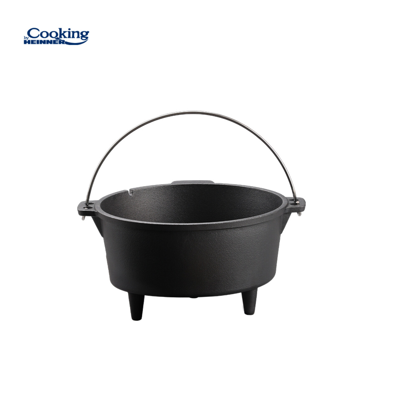 Ceaun cu capac Nature, Cooking by Heinner, 25x14 cm, 4 L, fonta, negru - imagine 4