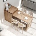 Masa de bucatarie, Hanah Home, 2785, 160x85x60 cm, PAL MELAMINAT, Maro