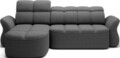 Coltar extensibil stanga 3 locuri ELTAP, Beneth, 301x185x115 cm, lemn/poliester, gri inchis