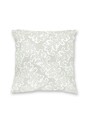 Perna, YST0393, 45x45 cm, Poliester, Gri deschis/Alb