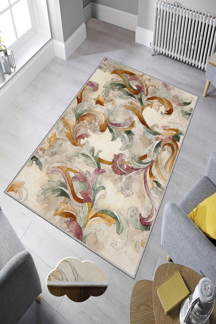 Covor Hmnt55 80x200 cm Poliester Multicolor