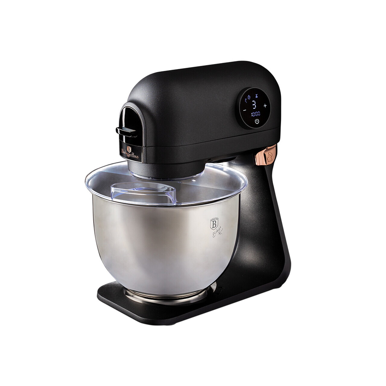 Robot de bucatarie Berlinger Haus, Black Rose, 1200W, aluminiu turnat/inox, negru/argintiu - imagine 3