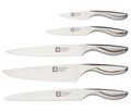 Set 5 cutite + suport din lemn de bambus, Richardson Sheffield, Forme, inox