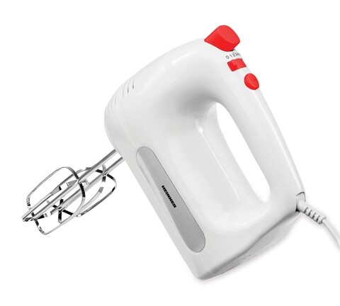 Mixer de mana Heinner, 300W, 6 viteze, alb Heinner