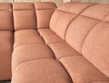Coltar extensibil dreapta 4 locuri ELTAP, RT-24XIL, Falconn, 258x208x107 cm, lemn/poliester, portocaliu