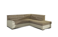Coltar extensibil dreapta 4 locuri ELTAP, BR14, Bergen, 247x214x83 cm, lemn/poliester, bej inchis/bej deschis