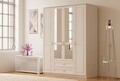 Dulap pentru haine, Rabi, Rb-121-01, 140x210x52 cm, Alb mat