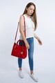 Geanta Beverly Hills Polo Club, 701, piele ecologica, rosu