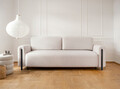 Canapea extensibila 3 locuri, ELTAP, SO-ARC-BL-18JAF, Arcadova, 244x97x97 cm, lemn/poliester, bej/negru
