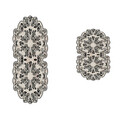 Set covorase de baie 2 piese, Alanur Home, 21015915KR, Poliester, Crem