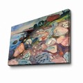 Tablou decorativ, 70100FAMOUSART-027, Canvas, 70 x 100 cm, Multicolor