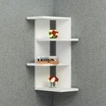 Raft de perete Milano, Arnetti, 31.4 x 16.8 x 60 cm, alb
