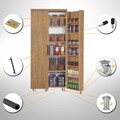 Dulap multifunctional, Comforty, Guzzo, Maro inchis