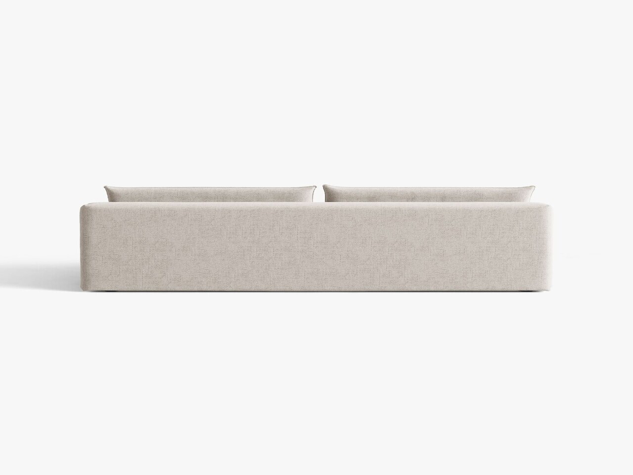 Canapea extensibila 3 locuri, Hena, Micadoni Home, 205x112x85 cm, tesatura structurata, bej deschis — imaginea 6
