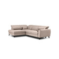 Coltar extensibil stanga 4 locuri ELTAP, LT-18SO, Noble, 255x201x100 cm, lemn/poliester, bej