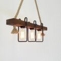 Candelabru All Design, handmade, 10x60x70 cm, Walnut