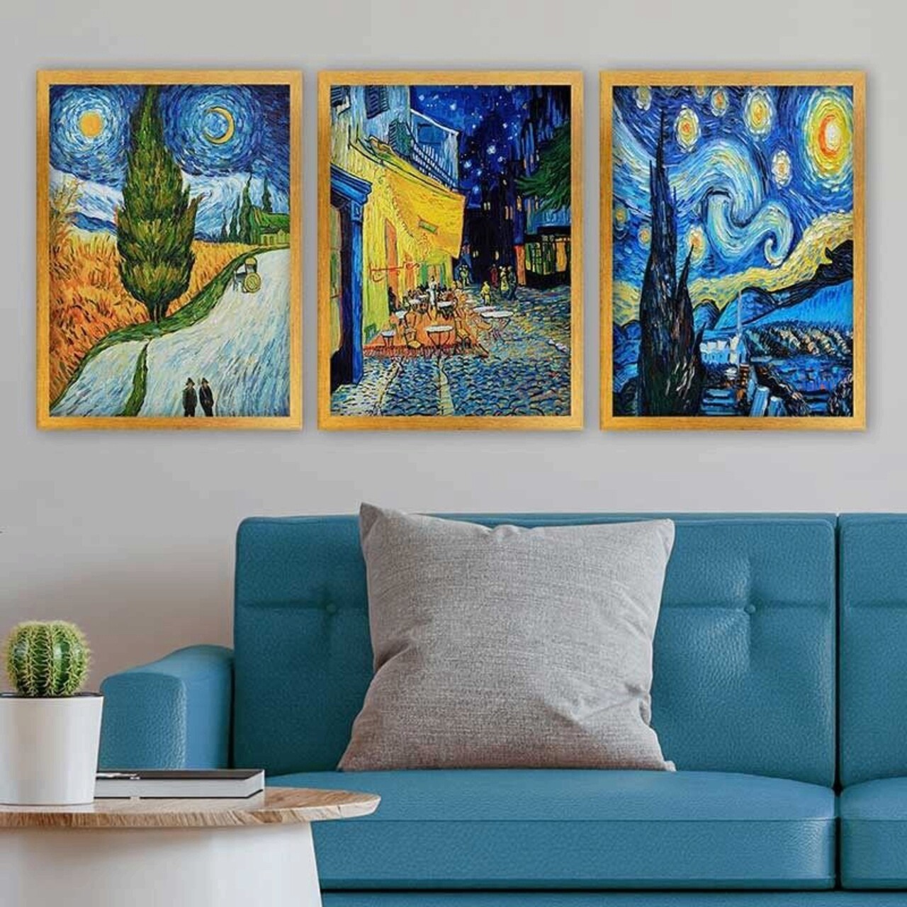 Set 3 tablouri decorative 3AC_UN78512_3545 Polistiren Multicolor