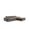 Coltar extensibil dreapta 3 locuri ELTAP, RT-04LO, Grayson, 278x205x92 cm, lemn/poliester, gri