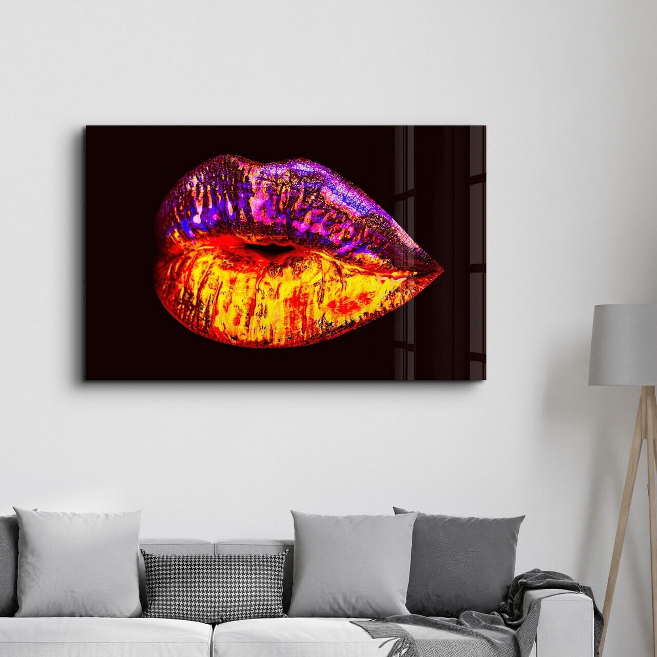 Tablou decorativ, CAM-5098, Dimensiuni: 46 x 72 cm, Multicolor — imaginea 3
