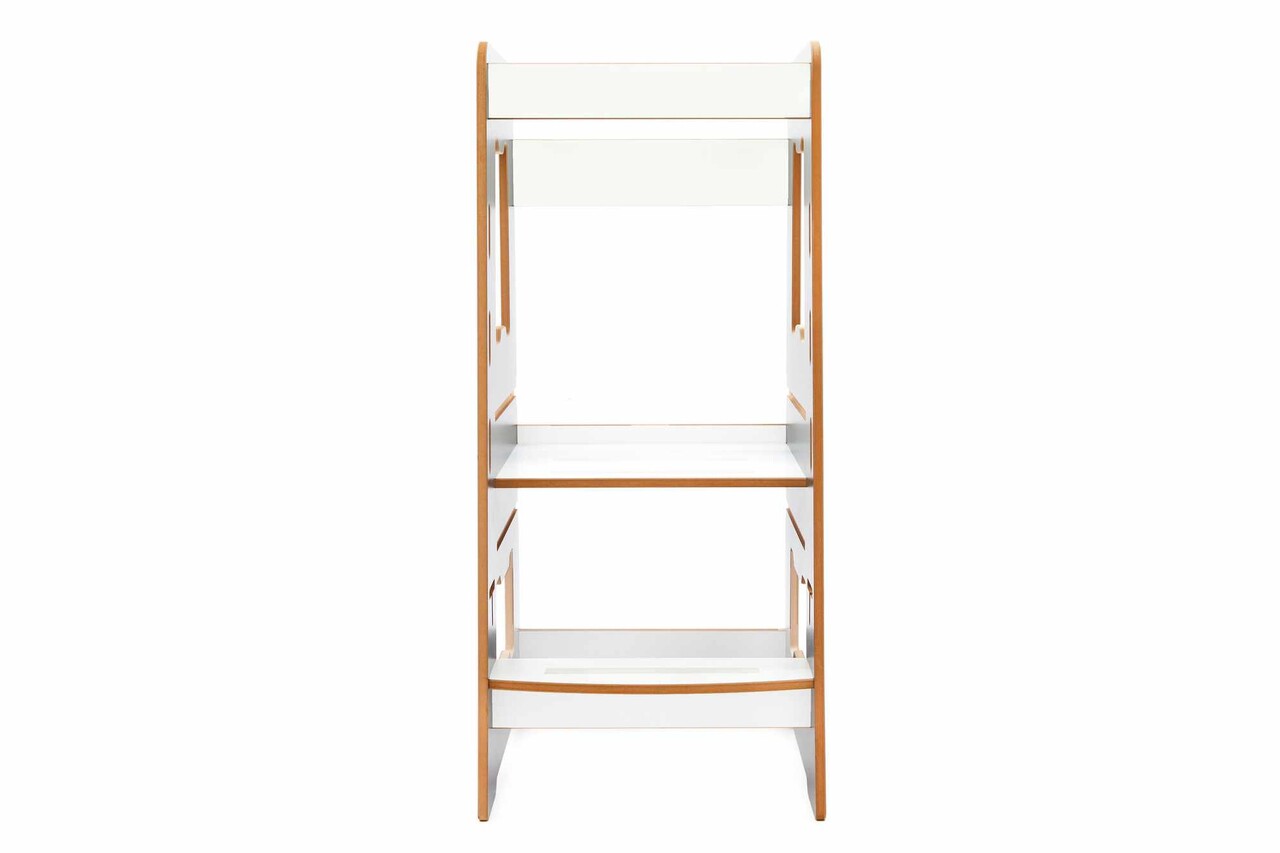Turn de invatare, Hanah Home, Learning Tower, 40x90x50 cm, Antracit/Alb - view 3