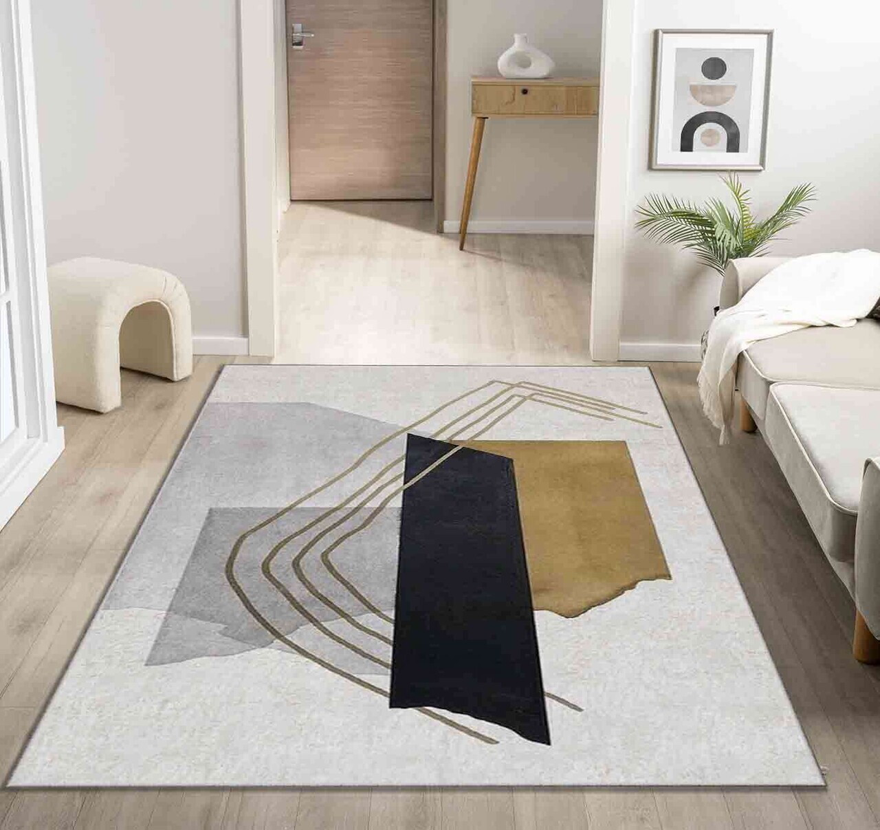 Covor, Shml15, 120x180 cm, Poliester, Multicolor — imaginea 2