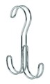 Cuier pentru curele Classico, iDesign, 9.7x1.8x15.7 cm, 2 agatatori, otel