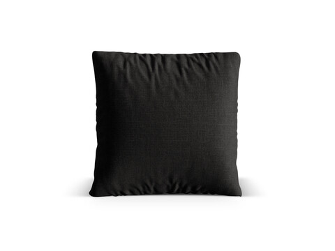 Perna decorativa, Nuria-215, Micadoni Home, 70x70 cm, tesatura structurata chenille, negru