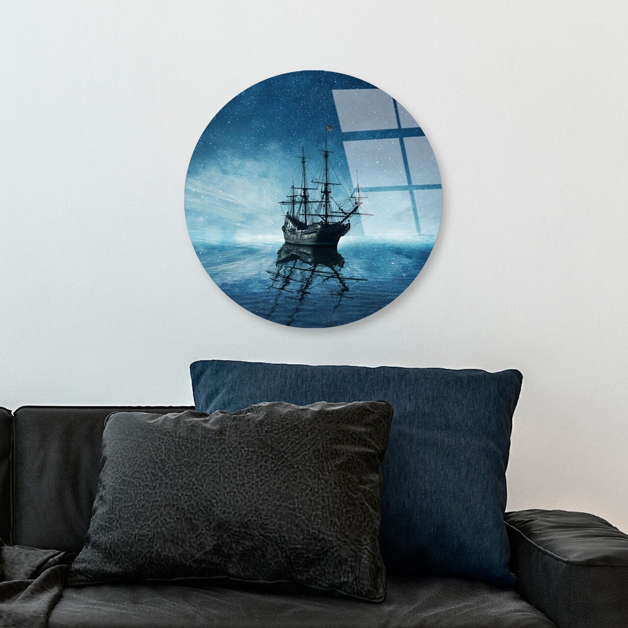 Tablou decorativ, UV-1154, ø30 cm, Multicolor - view 2