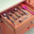 Organizator tacamuri pentru sertar bucatarie Linus Max, iDesign, 34x35x5 cm, plastic