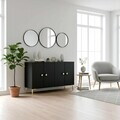 Consola, Hanah Home, Squarel 120, 120x75x32 cm, Antracit