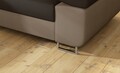 Coltar extensibil stanga 4 locuri, ELTAP, Anton, 272x203x85 cm, lemn/poliester, maro inchis/maro