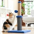 Stalp de zgariat si masaj cu minge pentru pisici Miausage InnovaGoods, 30x51.5 cm