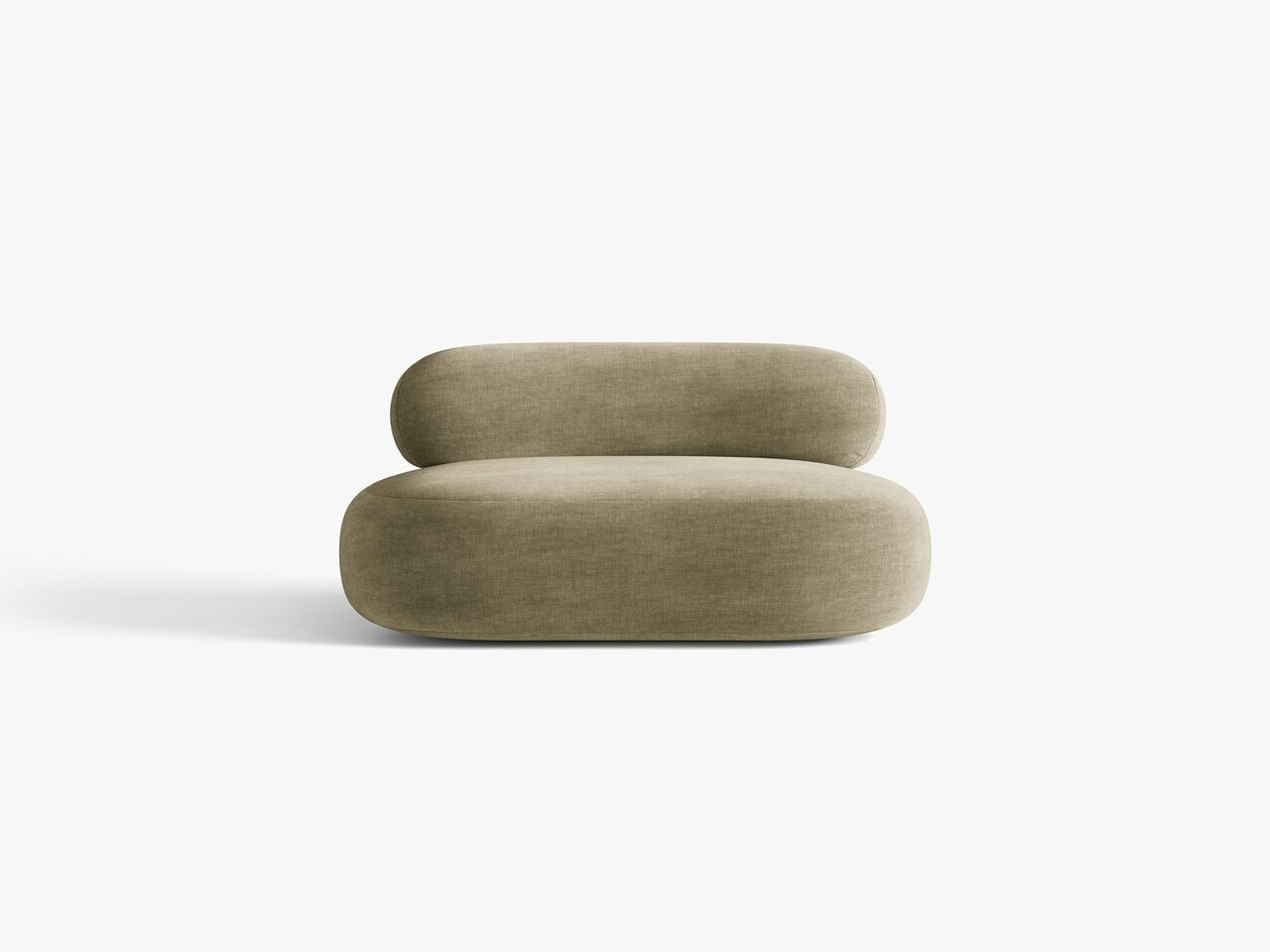 Fotoliu, Aura, Micadoni Home, 84x91x73 cm, tesatura Chenille, verde oliv deschis — imaginea 2