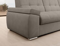 Coltar extensibil dreapta 3 locuri ELTAP, RT-07PO, Sado, 272x192x95 cm, lemn/poliester, gri